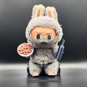 Labubu Hannibal Lecter Silence of the Lambs Accessory Set