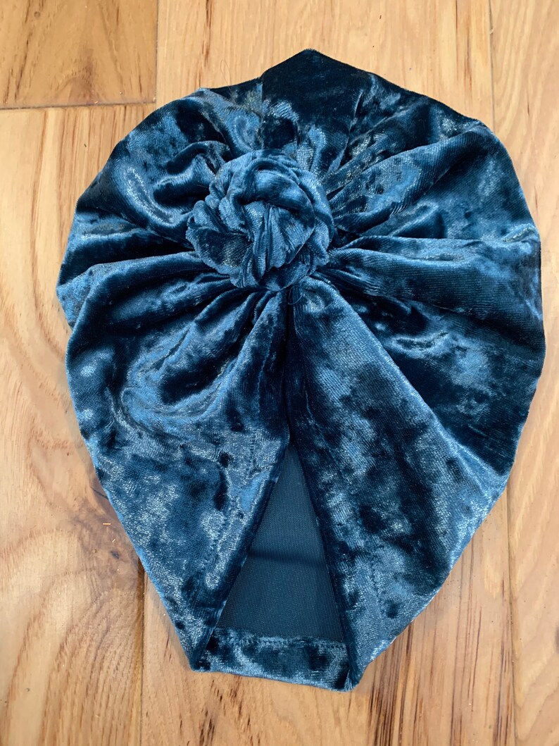 Velvet head turban