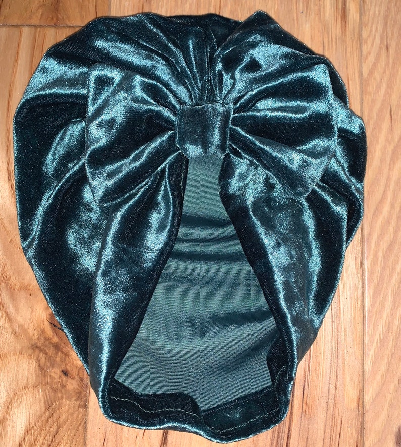 Velvet head turban