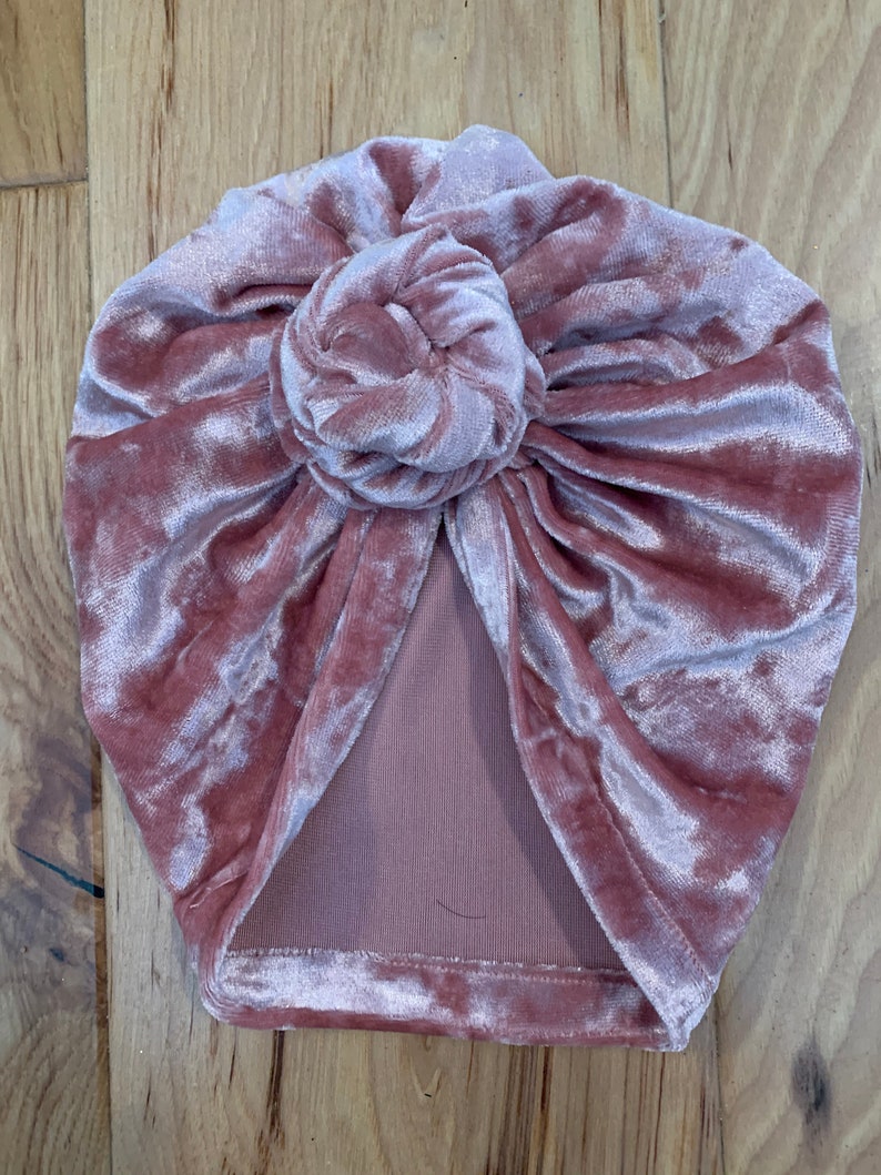 Velvet head turban