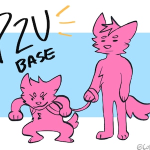 Pälsdräkt koppel konstbas vänner par P2U