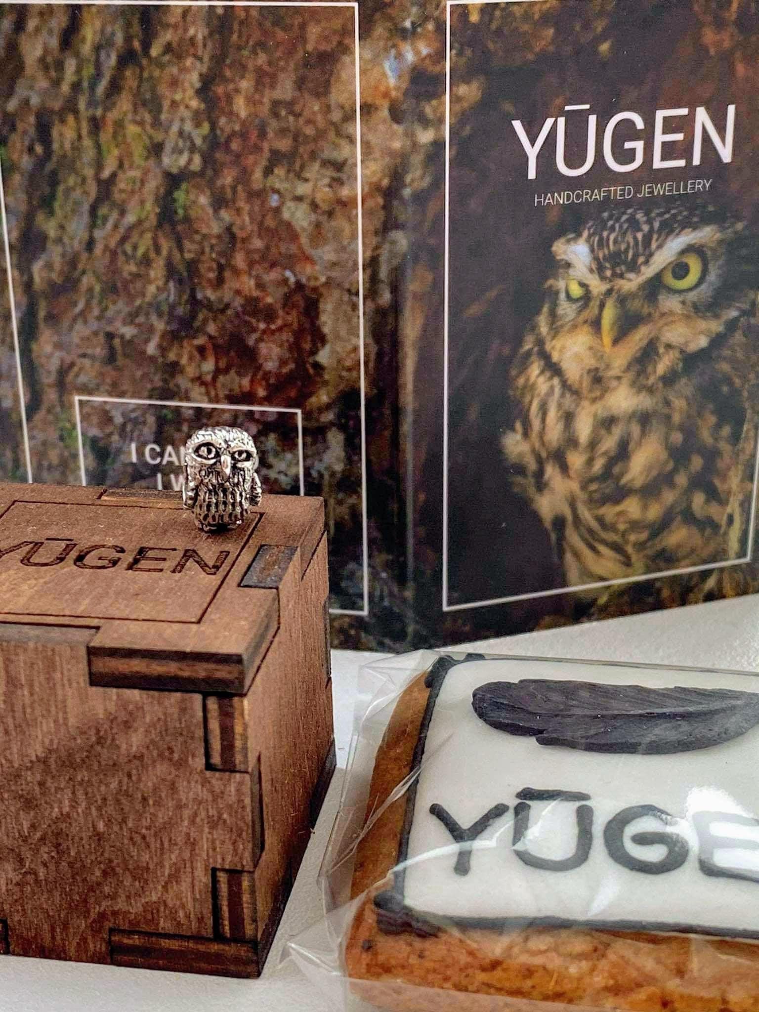 Yugen “Patient Owl” - Silver charm bead for european bracelet