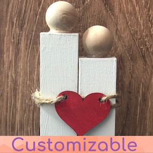 Personalized Wood Block Family: Custom Home Decor, New Family Gift