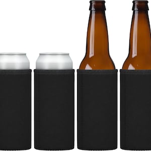 Custom Neoprene Bottle Cooler with Zipper/Custom Beer Cooler Drink Beer/Personalized Bottle Hugger/Party Favors/Beer Cooler/Wedding Favors image 8