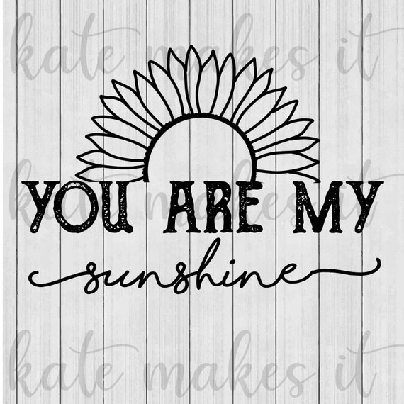 Download Art Collectibles Clip Art You Are My Sunshine Svg File Using Samantha Font Baby Shower Svg Little Sunshine Rainbow Baby Svg First Birthday Shirt Design