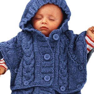 Sleeping Bag Knitting Pattern Newborn Up to 6 mo. | Baby Sleep Sack | Comfy, Warm Baby Cocoon | Instant PDF Download