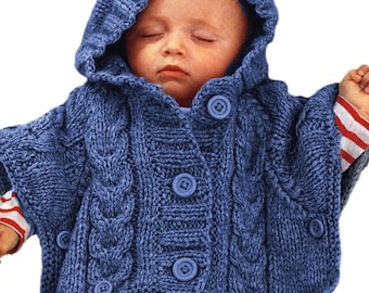 Sleeping Bag Knitting Pattern Newborn Up to 6 mo. Baby Cocoon | Comfy, Warm Baby Sleep Sack Pattern PDF Download