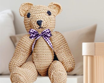 CLANE TEDDY BEAR HAND KNIT TORS グレー1 CLANE TEDDY BEAR HAND KNIT TORS グレー1