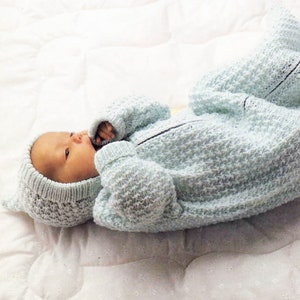Baby Sleeping Bag Knitting Pattern | PDF Pattern Baby Sleep Sack | Easy ...