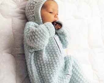 Baby Sleeping Bag Knitting Pattern | PDF Pattern Baby Sleep Sack | Easy Cocoon Pattern