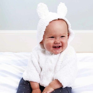 Bunny ears cardigan baby shop