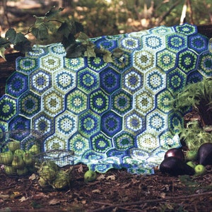Prachtig patchwork dekenpatroon | Oma Square Afghaans patroon pdf-download