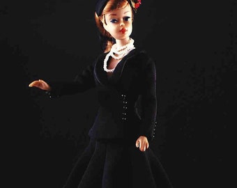 11.5 Inch Doll Clothes, 2 Pieces Dress, Hat + | Vintage Japanese Sewing Pattern For Fashion Dolls STUNNING PDF Download