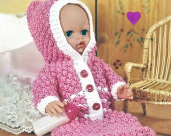 Preemie Cocoon, Baby Doll Sleep Sack | Easy Knitting Pattern Instant PDF Download