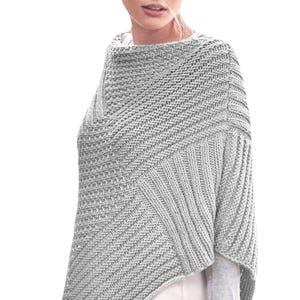 Damen Poncho | Strickmuster, gemustert, gehäkelt, gestrickt, gestrickt, gestrickt, gestrickt, gestrickt