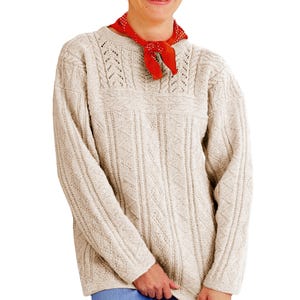 GUERNSEY Pullover Strickmuster | Classic Gansey, irischer Fischer Pullover PDF Muster Sofort-Download