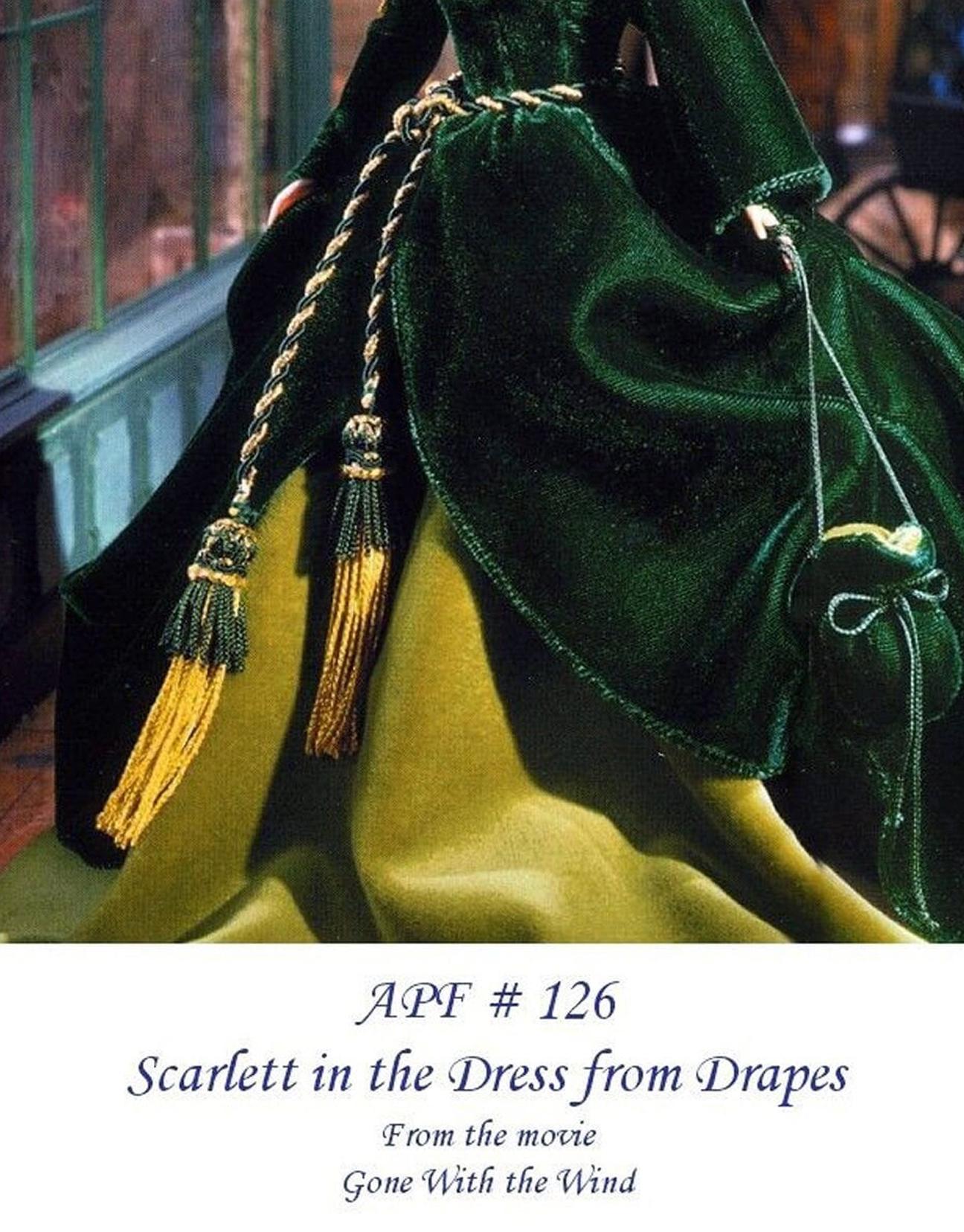 Gone With the Wind Dress PDF Pattern for 11.5 Inch Doll. Scarlet Ohara's Green Velvet Draped Dress for Fashion Doll. - Etsy Hong Kong Gone With the Wind Dress PDF Pattern for 11.5 Inch Doll. Scarlet Ohara's Green Velvet Draped Dress for Fashion Doll. - Etsy Hong Kong