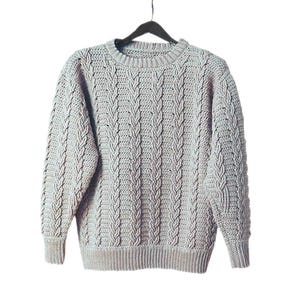 Men Crochet Sweater Pattern Cables & Crew Neck | Men&#39;s Pullover S To 2X | Crochet For Men | PDF Download
