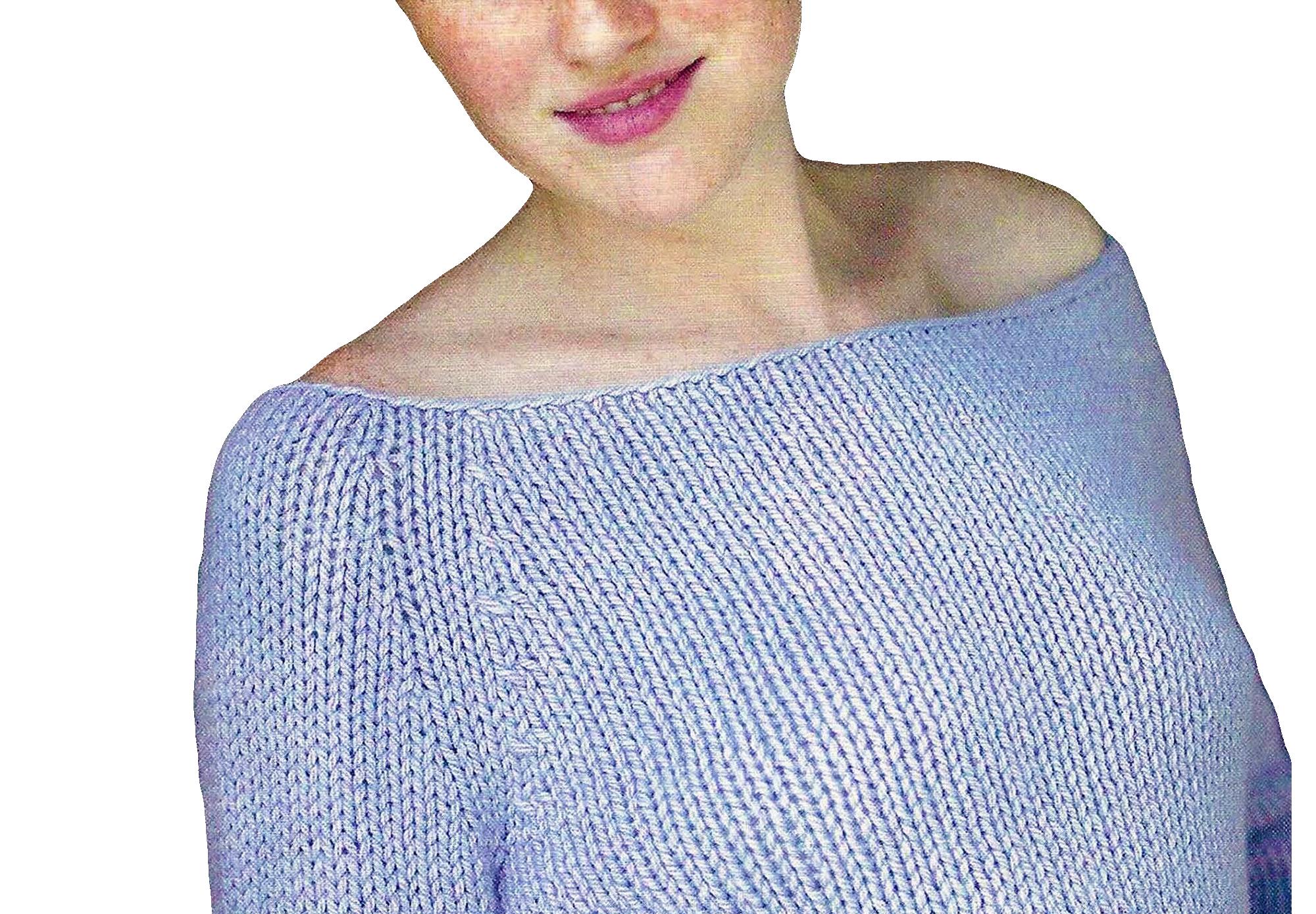【WONDER WONDER】[Muffler set] boat neck off shoulder knit T il_fullxfull.6429643536_dyi9.jpg