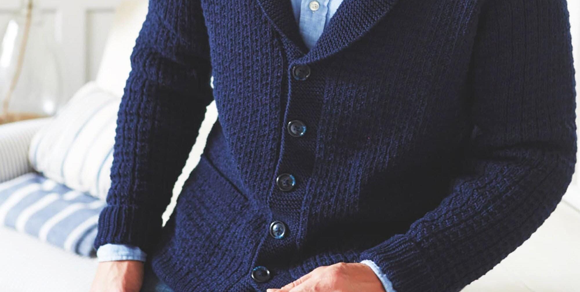 Sailwind Maglione da uomo a girocollo lavorato a maglia a