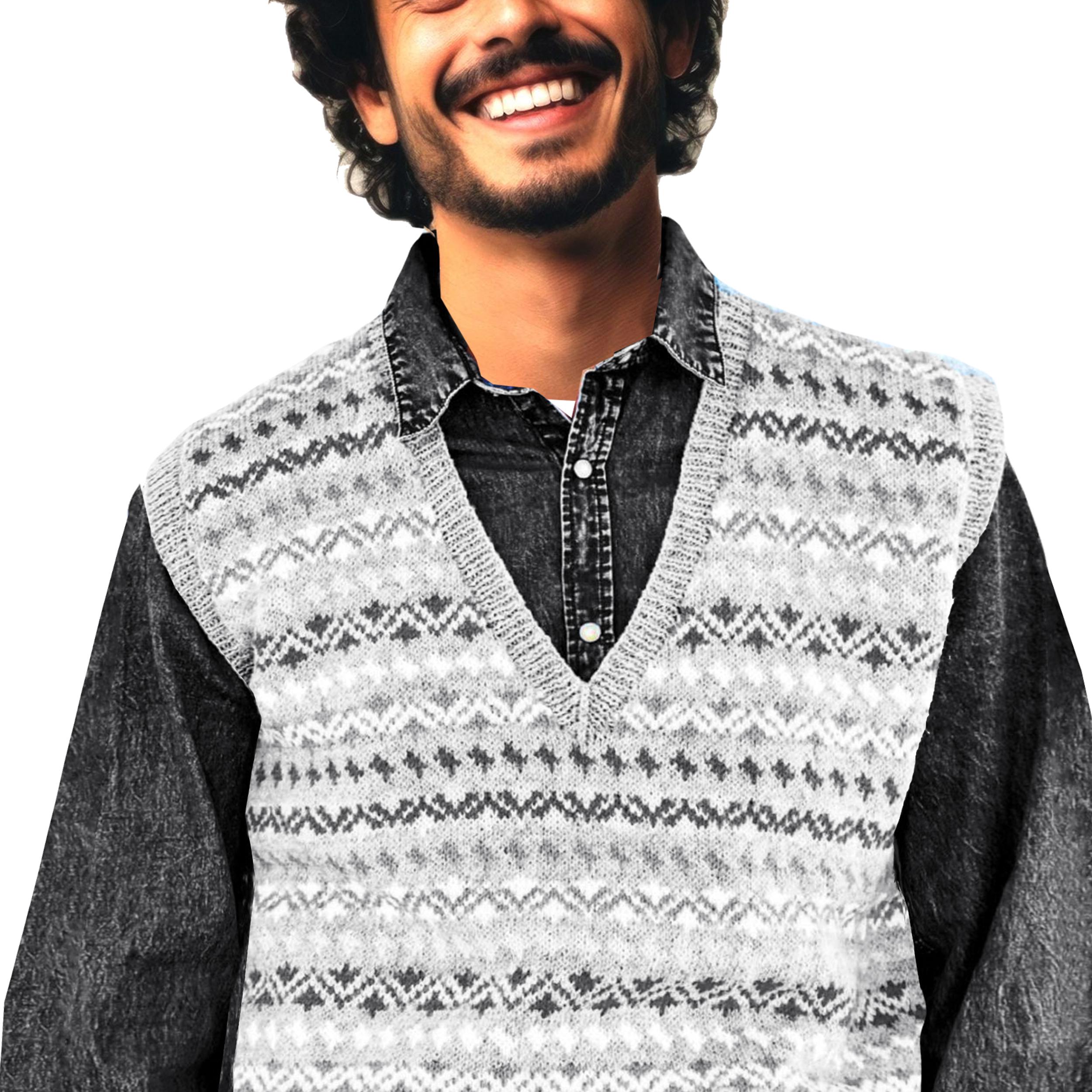 ベスト・ジレ RONRON HAIRY HEART FAIR ISLE KNIT VEST CARDIGAN 5BJH741 MUSINSA | RONRON HAIRY HEART FAIR ISLE KNIT VEST CARDIGAN BROWN