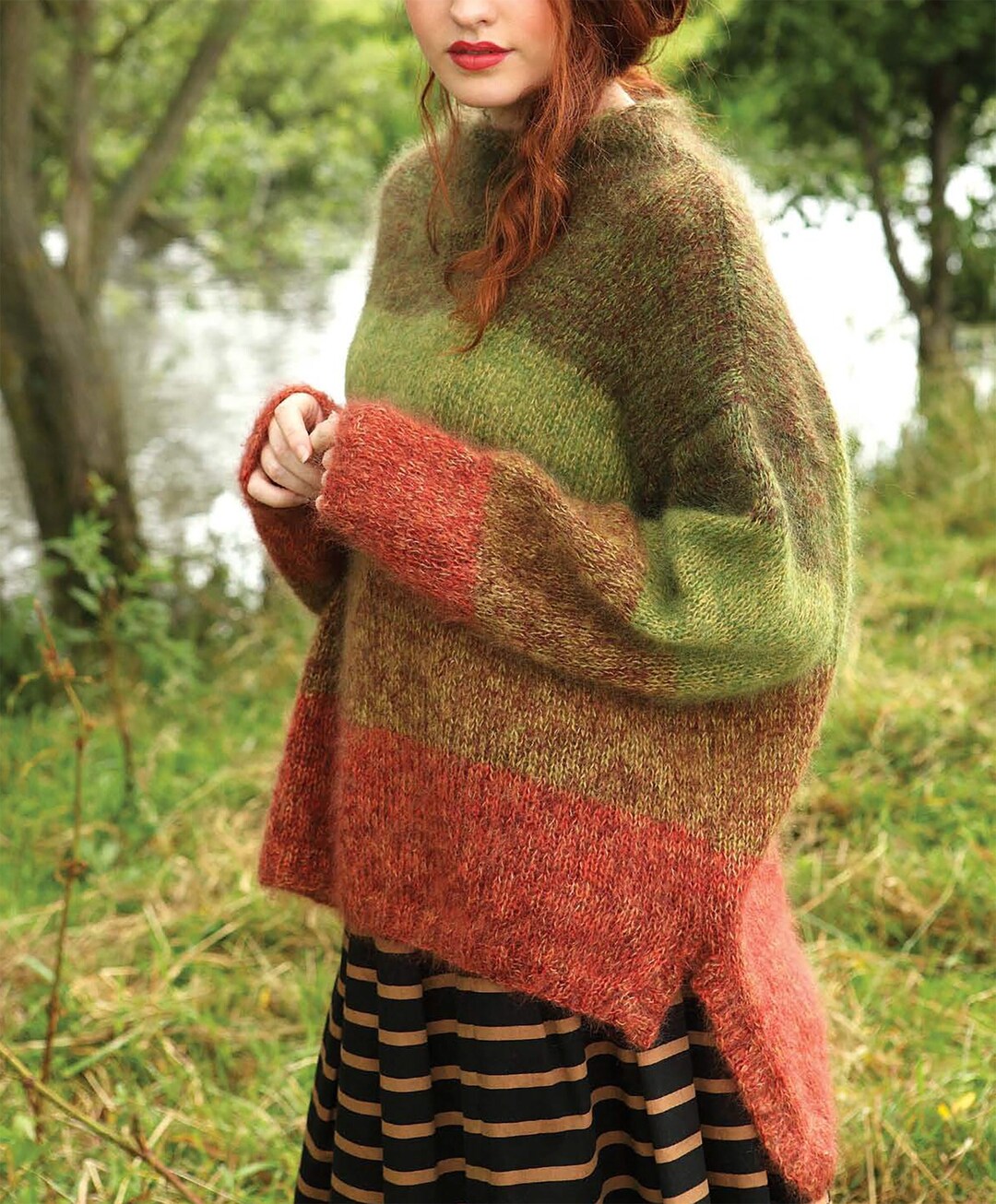 Slouchy Thick Knit Long Sleeve Sweater