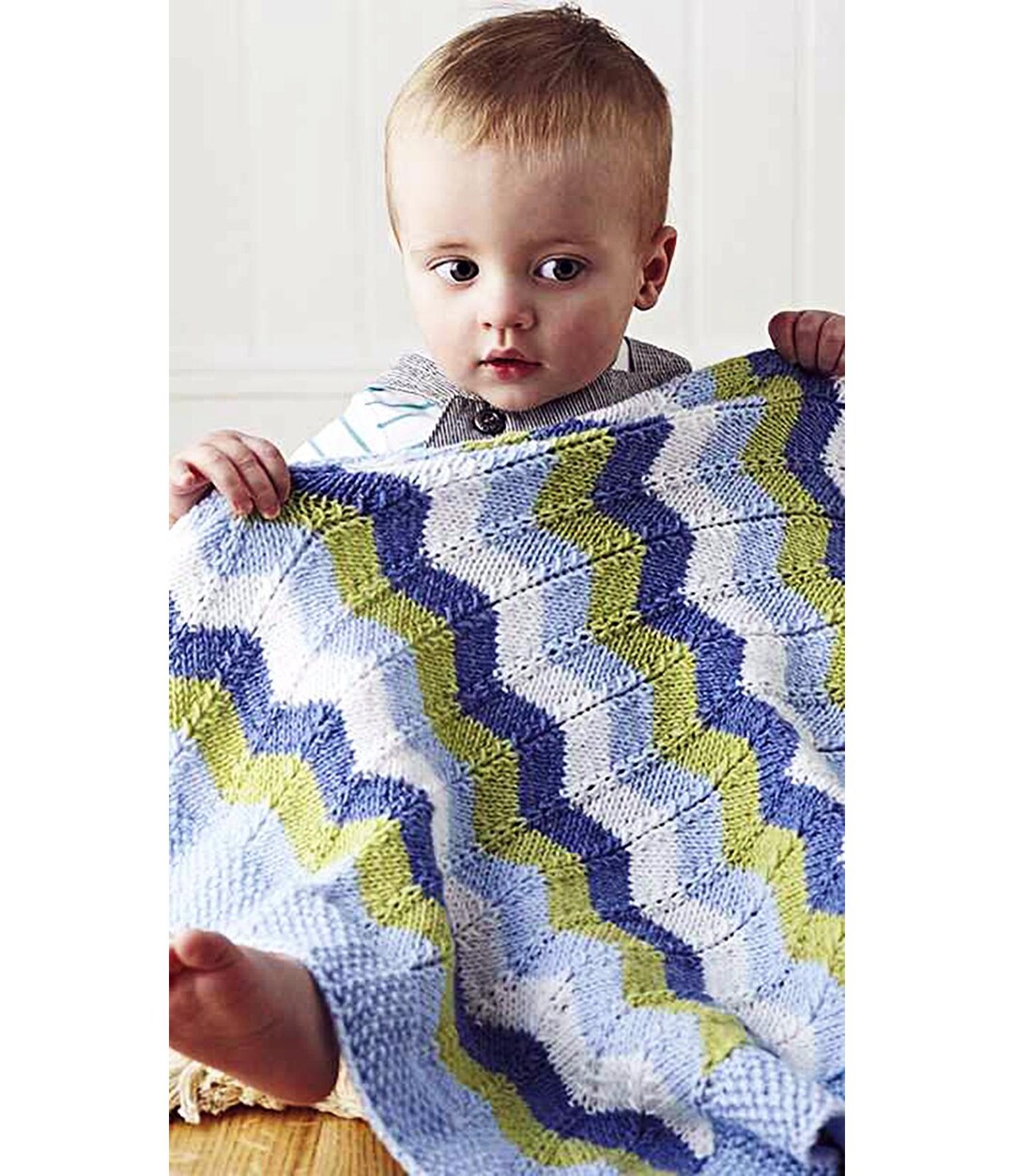 Baby Blanket Knitting Pattern Easy, Beginner | Vintage, Instant PDF ...
