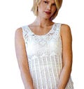 GORGEOUS Lace Knit Tank Top | Easy Knitting Pattern Spring, Summer Tops | Women's Lacy Tee Pattern PDF Download