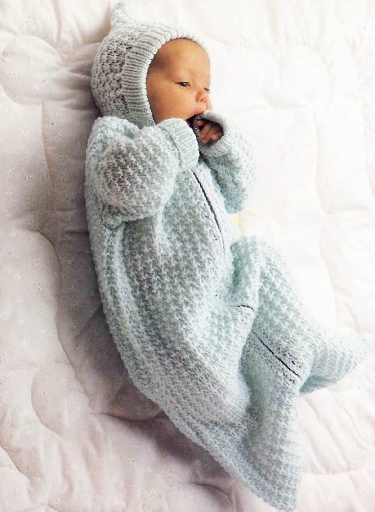 Baby Sleeping Bag Knitting Pattern | PDF Pattern Baby Sleep Sack | Easy ...