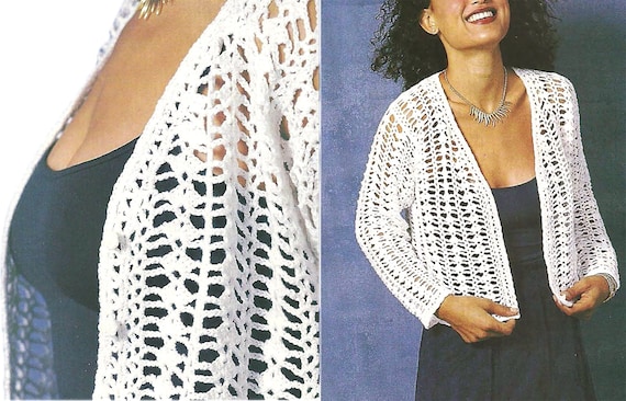 machatt マチャット crochet lace cardigan ホワイト White Cropped Jacket, Lace Cardigan | Crochet Pattern Bolero