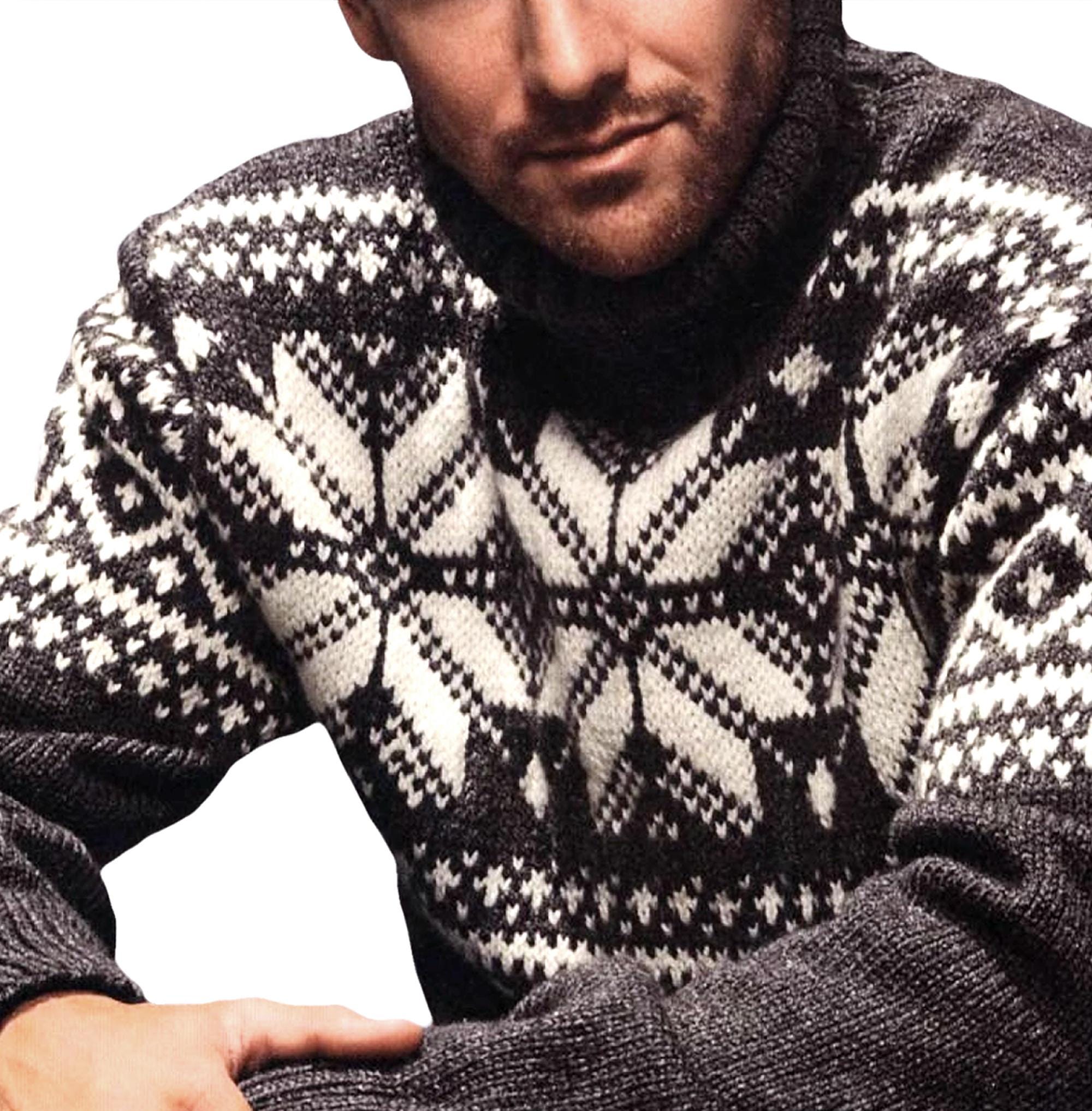 FAVOLOSO modello di maglione norvegese per uomo modello di