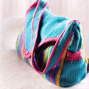 Windeltasche mit Wickelunterlage PDF Nähanleitung | Babytasche für Jungen & Mädchen | Windeltasche für zu Hause häkeln