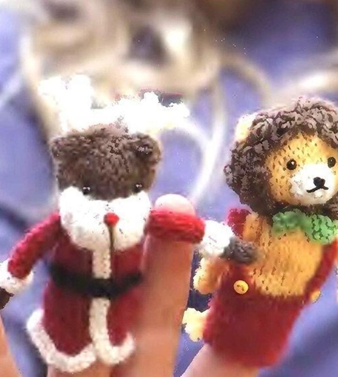 PDF Knitting Pattern Finger Puppets | Knitted Toys Patterns | Knit ...