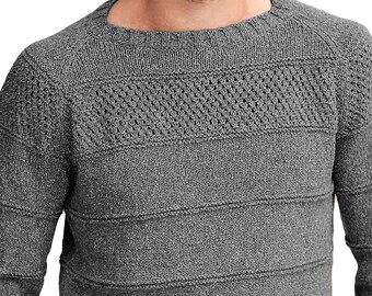Ralph Lauren - Maglione da Uomo a Maniche Lunghe, Blu Scuro con Collo a