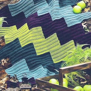 PDF Pattern | Easy To Knit Patchwork Afghan | Lovely Color Work Blanket Throw Beginner Knitting Pattern Instant Download
