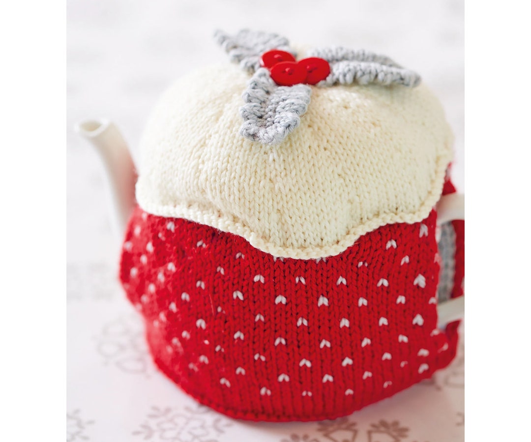 Christmas Tea Cozy Knitting Pattern | Xmas Pudding Teapot Cover ...