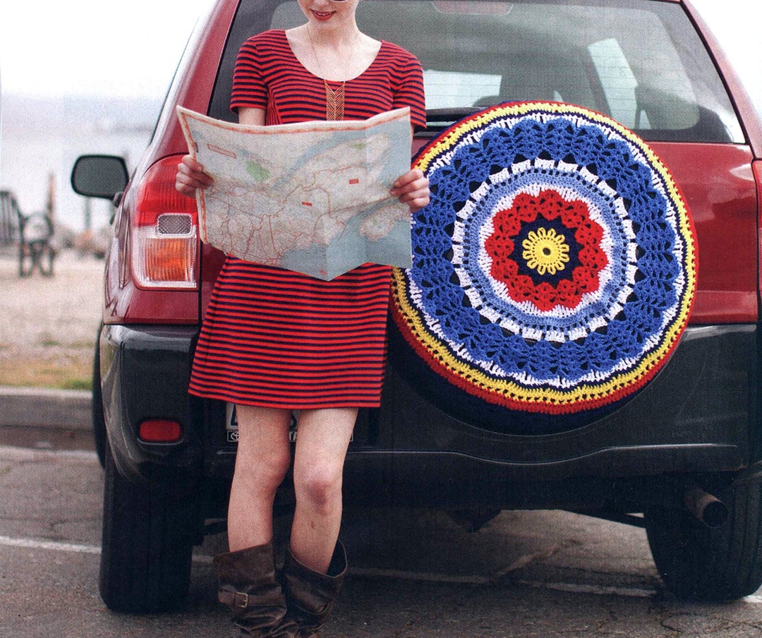 PDF Pattern Spare Tire Cover Crochet Pattern Tire Cover Instant Download Boho Tire Cover