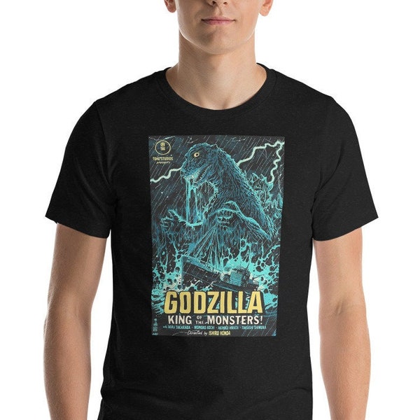 Vintage Godzilla - Retro Original Movie Poster Unisex t-shirt - Lucky Calibear