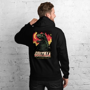 King Of Monster Godzilla Vintage - Retro Original Movie Poster Unisex Hoodie