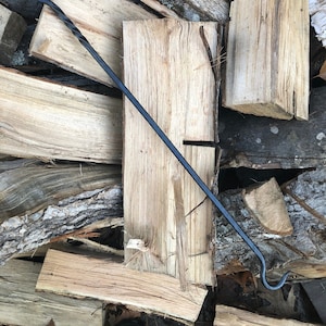 Fireplace tools, Fire Poker, wood stove, woodstove, Fire pit Poker, Custom Fire Poker, Iron fire poker, Blacksmith made, personalized