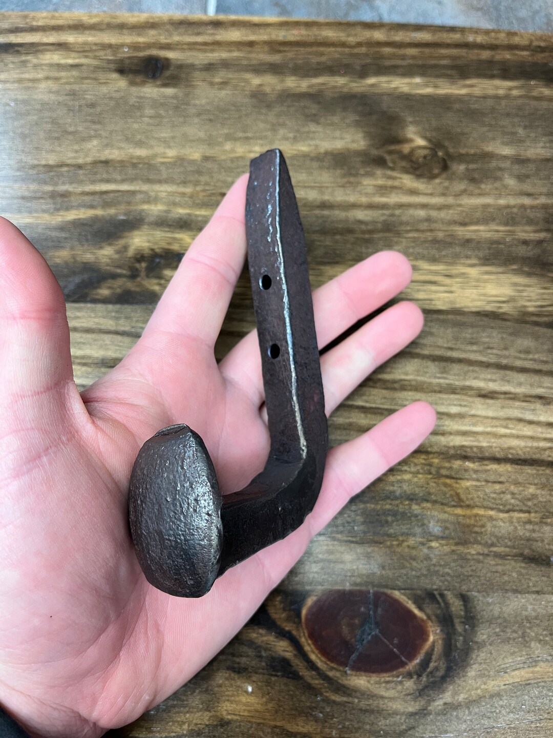 Railroad Spike Hooks Etsy