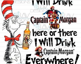 Captain Morgan Black Etsy