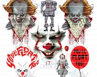 Pennywise Svg Etsy