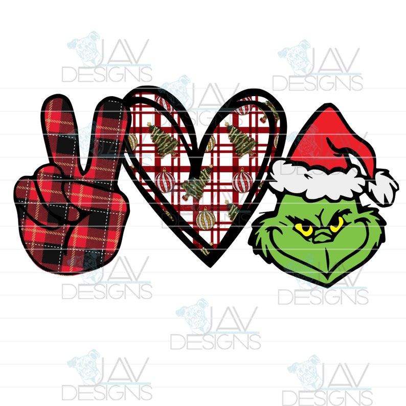 Free Free 260 Peace Love Grinch Svg Free SVG PNG EPS DXF File