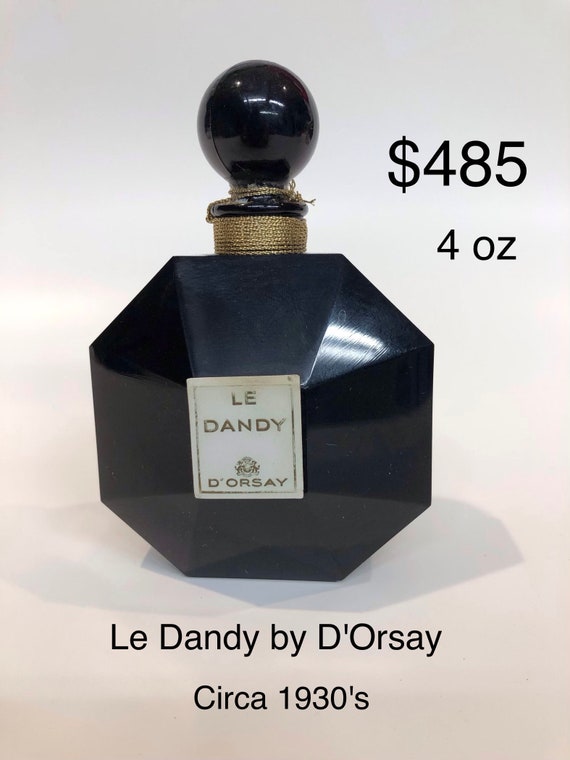 LE DANDY by D'Orsay Circa 1930's 4oz Factice Bottl