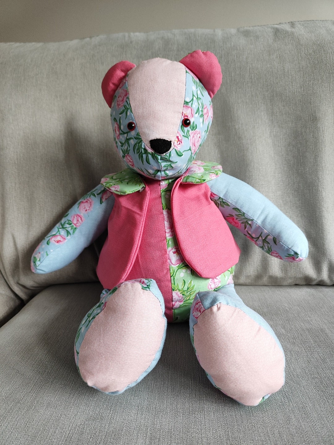 Memory Bear, 18 Inch From Your Own Clothing - Etsy