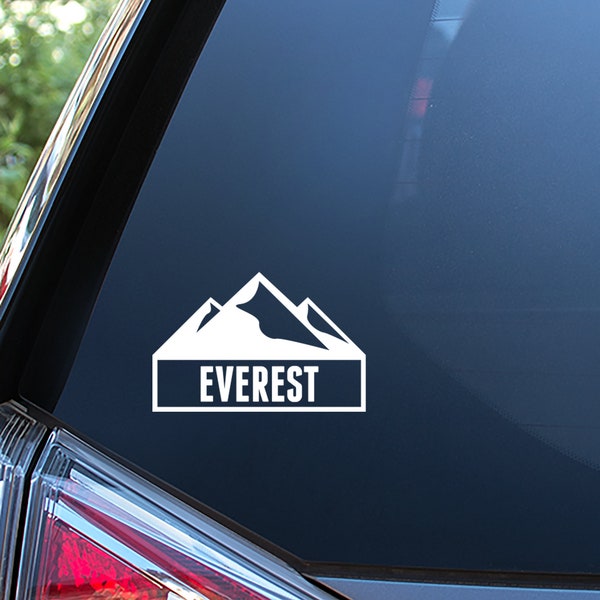 Mount Everest Sticker For Car Window, Bumper, or Laptop. Free Shipping!