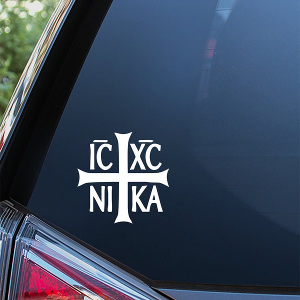 IC XC NIKA Sticker For Car Window, Bumper, or Laptop. Free Shipping!