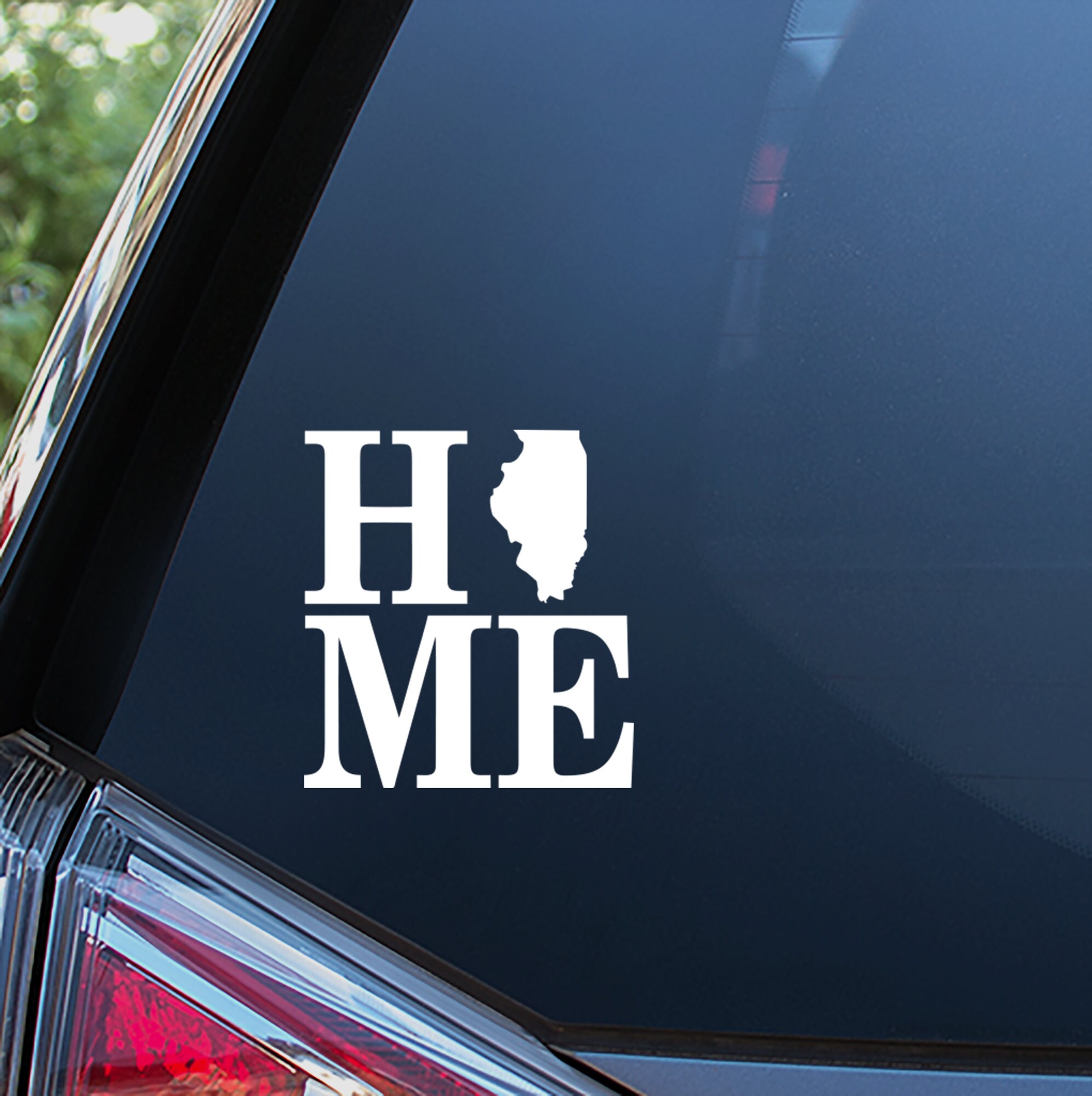 Illinois Home State Sticker for Car Window Bumper or Laptop. Etsy UK