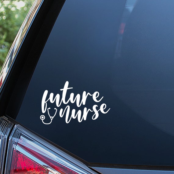 Future Nurse Sticker for Car Window, Bumper, or Laptop. Free Shipping -   Denmark